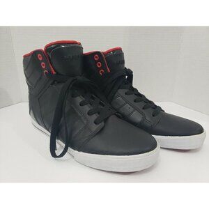 Tony Hawk - Black and Red High-top Sneakers - Men's Size 10.5